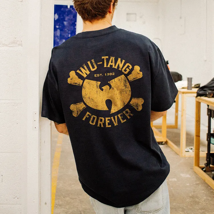 Two Bones Cross Print T-shirt