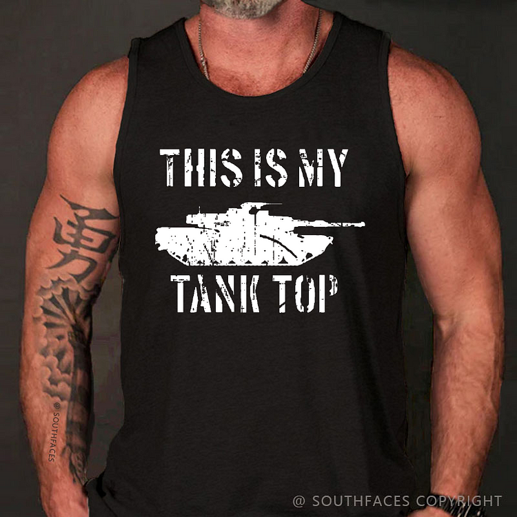 This Is My Tank Top Funny Men's Tank Top