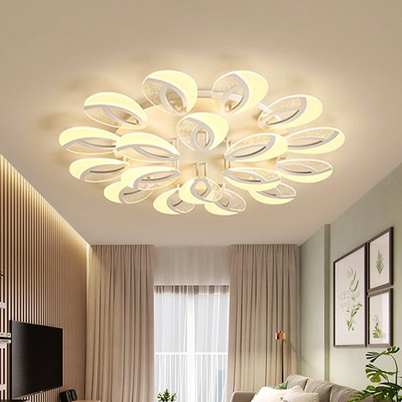 Ceiling Lights For Living Room LED Home Lighting Kitchen Fixtures Plafondlamp With Remote Dimmable Deckenlampe Lampara Techo