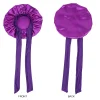 Stylish Satin Elastic Ribbon Beauty Hat Salon Sleeping Hat