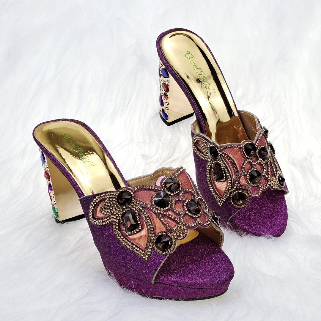 2020 Fashion Italian design Ladies Shoes with Matching Bags African Nigerian Women Wedding Shoes and Bag Set in Sky Blue Color