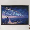 Under Starry Sky-14CT Stamped Cross Stitch Egyptian Cotton 83*59cm/32.68*23.23in(Big Size) tapestrymarket