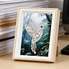(17x22cm)Bird DIY Pearl Painting Art Kits for Adults Home Wall Decor Pearl Art Painting With Wooden Frame