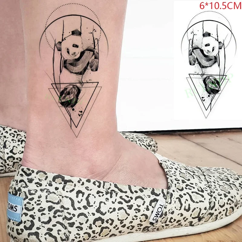 Waterproof Temporary Tattoo Sticker Flame Pattern Line Drawing Fire Element Fake Tatto Flash Tatoo Small Art for Kids Men Women