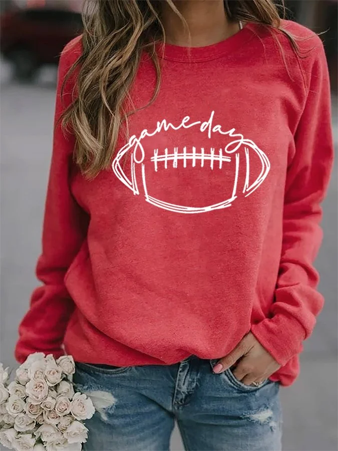 Women's Gameday Football Lover Casual Sweatshirt socialshop