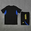 2025/2026 Manchester United Pre-Match Training Black Shirt+Shorts 1:1 Thai Quality
