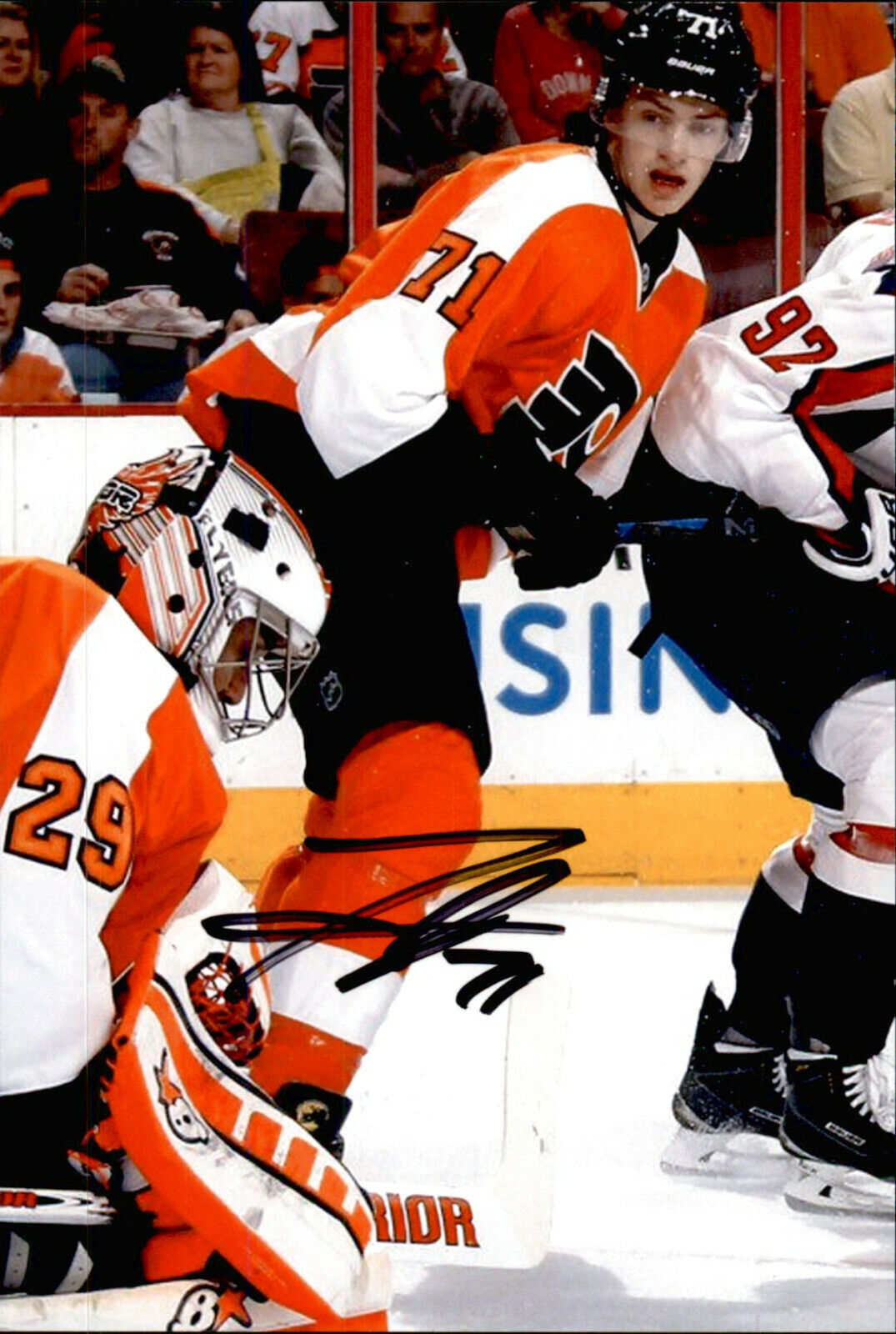 Travis Sanheim SIGNED 4x6 Photo Poster painting PHILADELPHIA FLYERS #7