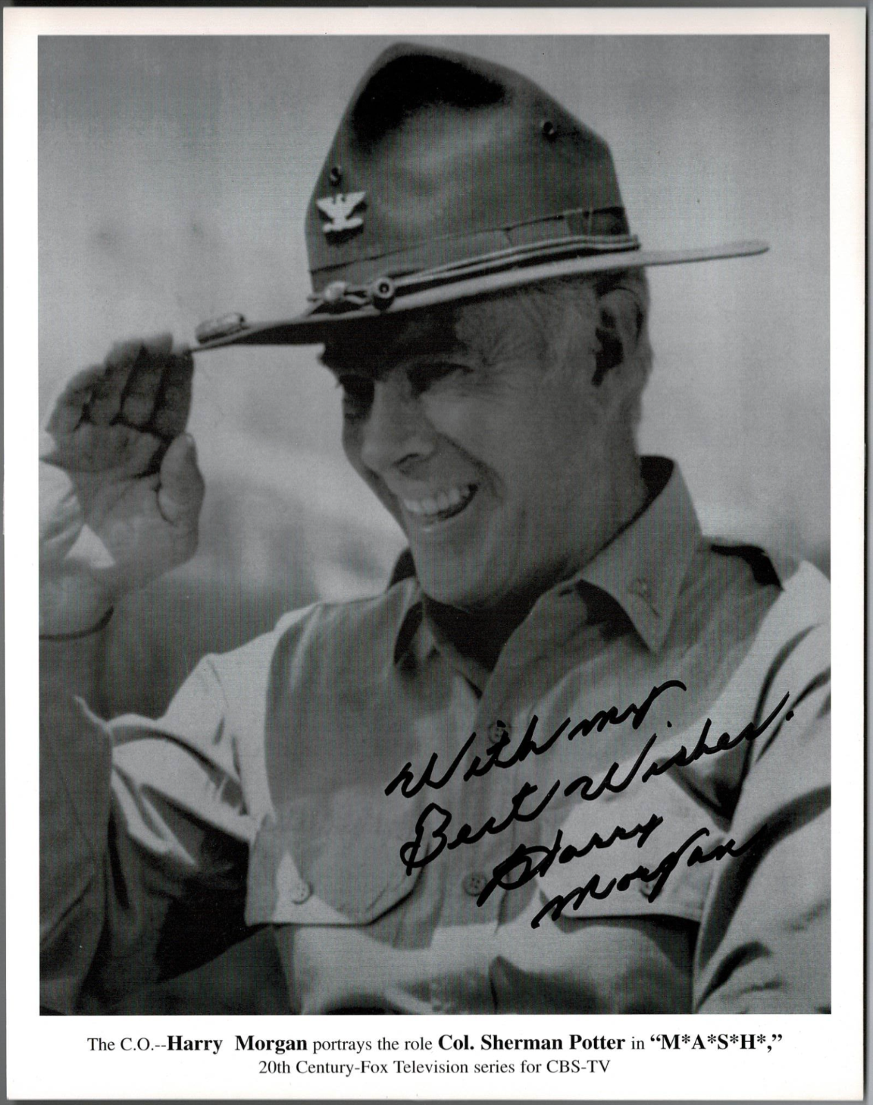 Harry Morgan signed autographed 8x10 Photo Poster painting! AMCo! 15770