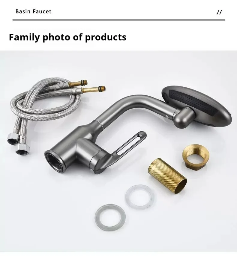 Single-Handle Modern Stainless Steel Flying Saucer Bath Shower Faucet Multifunctional Space Rain Jet Hot Cold Bathroom Villa