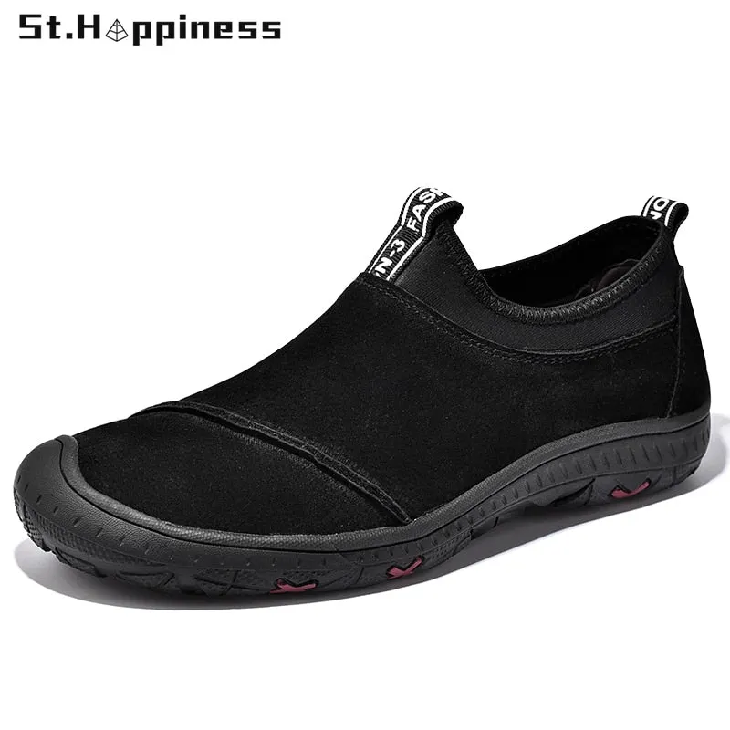 2021 Winter New Men Leather Shoes Luxury Brand Designer Original Loafers Moccasins Fashion Slip On Casual Driving Shoes Big Size