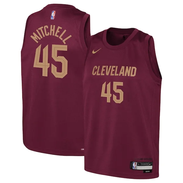 Donovan Mitchell Cleveland Cavaliers Nike Youth Swingman Jersey - Icon Edition - Wine