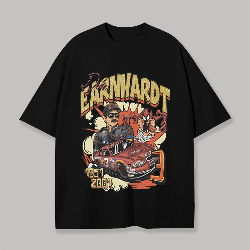 Dale Earnhardt Printed Unisex Oversized T-shirts