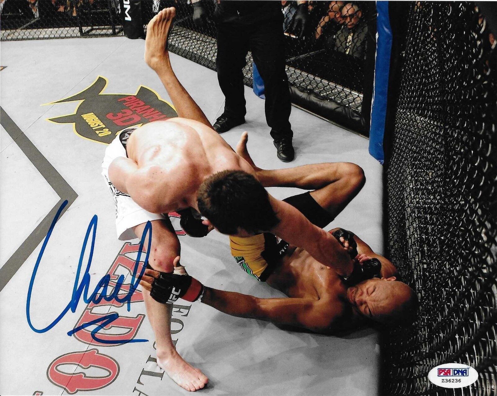 Chael Sonnen Signed UFC 8x10 Photo Poster painting PSA/DNA COA 117 148 Picture vs Anderson Silva