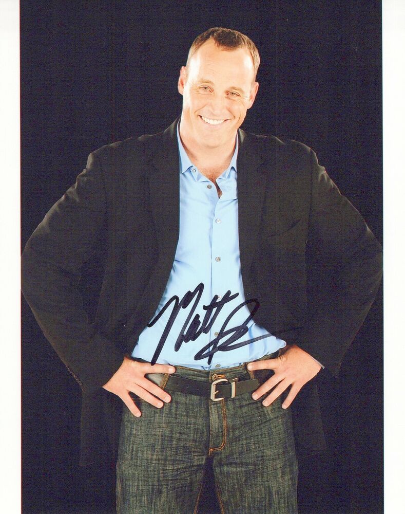 Matt Iseman head shot autographed Photo Poster painting signed 8x10 #3