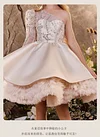 Kid Girl Princess Sequined Catwalk Bow Tutu Dresses