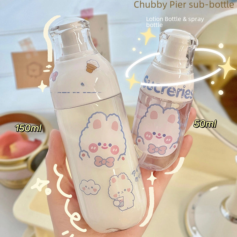Travel Bottling Set Spray Bottle Spray Bottle Spray Bottle Hydrating Spray Bottle Empty Bottle Cosmetic Bottle Portable