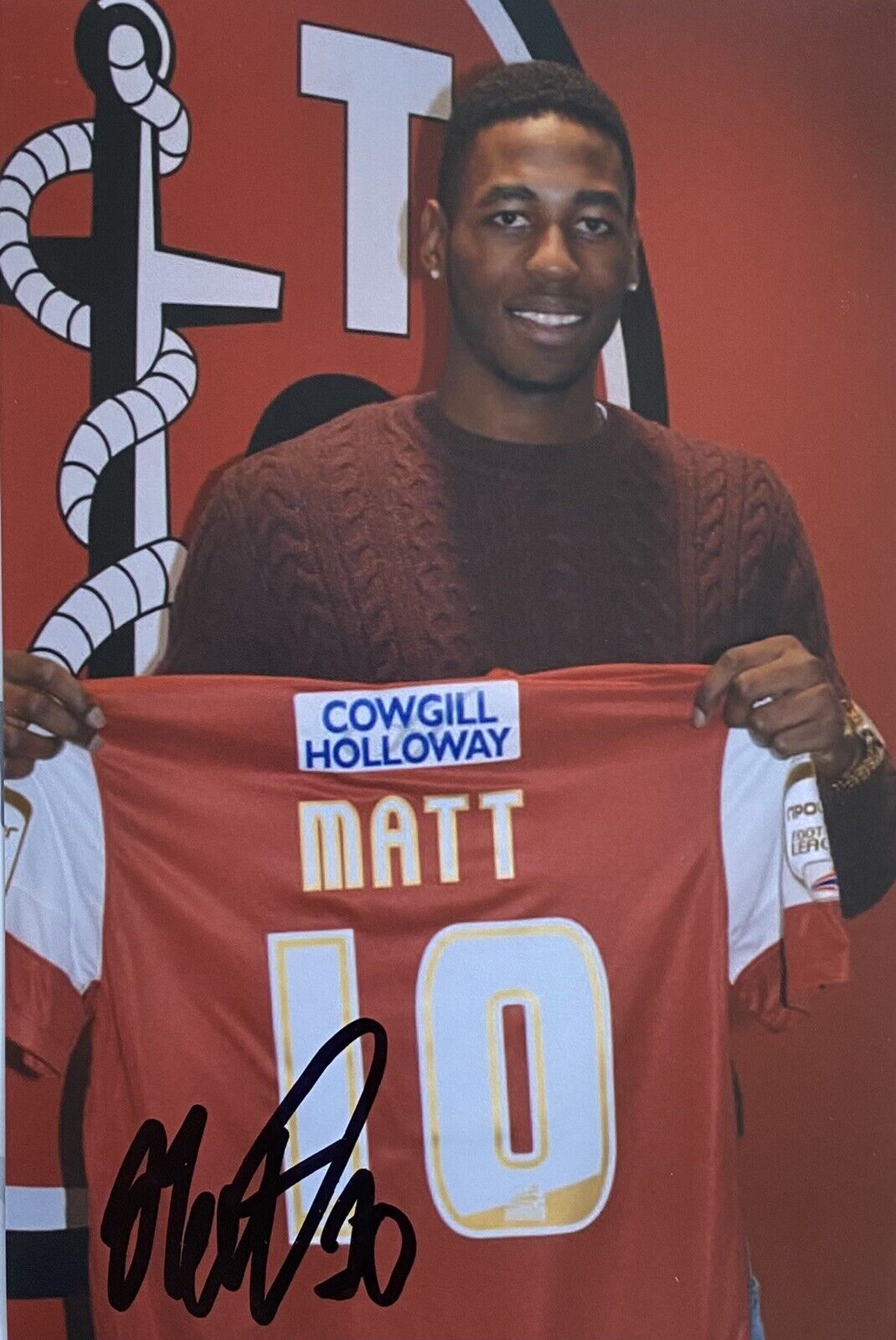 Jamille Matt Genuine Hand Signed Fleetwood Town 6X4 Photo Poster painting