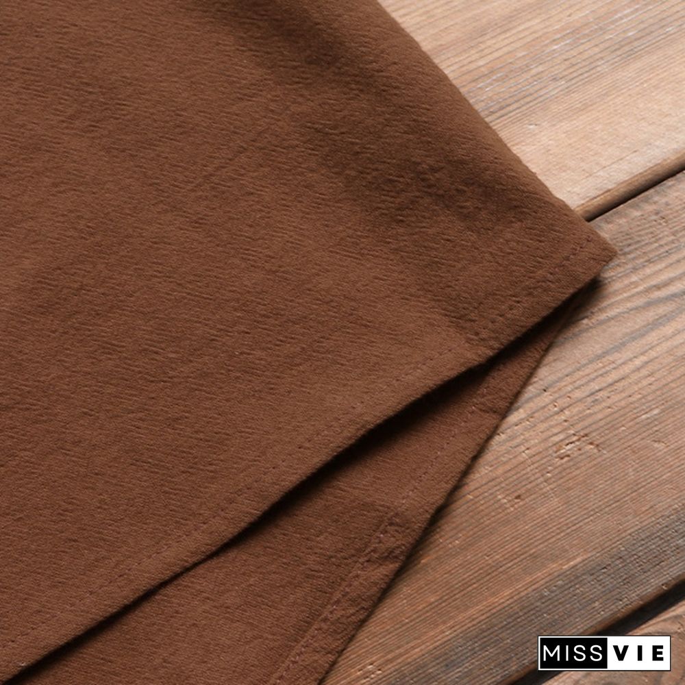 Women Stand Collar Long Sleeve Loose Casual Tops Shirt Blouse