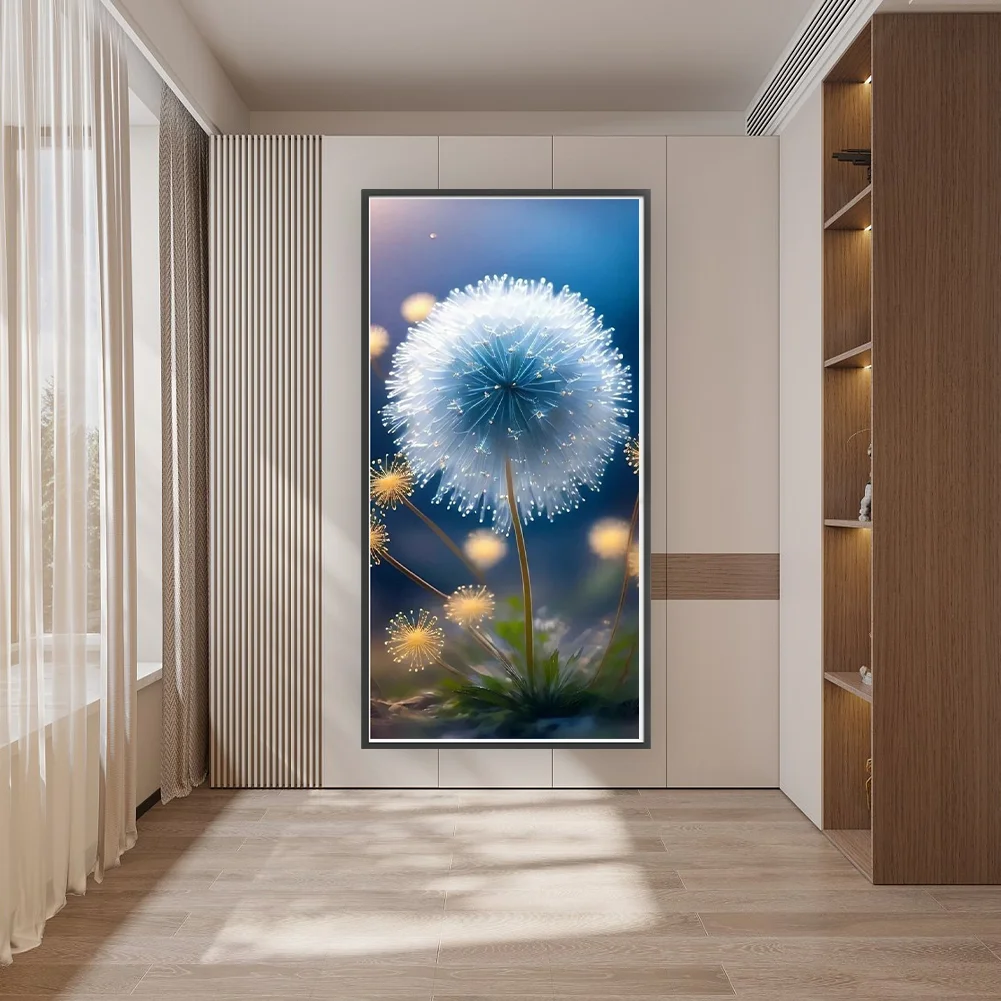 11CT Full Stamped Cross Stitch - Dandelion(Canvas|40*80CM)