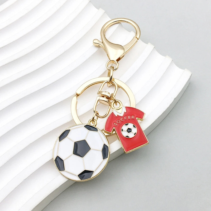 Classic Style Sports Football Football Player Zinc Alloy Unisex Bag Pendant Keychain