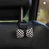 Plaid Floral Car Backseat Hanger Hooks for Bags and Purse