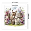 Flowers, Donkeys And Sheep-11CT Stamped Cross Stitch 40*40cm/15.75*15.75in tapestrymarket