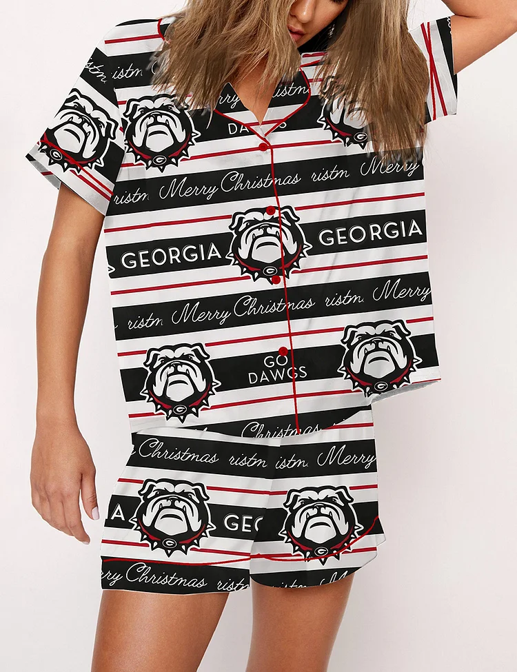 Women's Georgia Bulldogs Football SEC Champion 2025 Pajama Set
