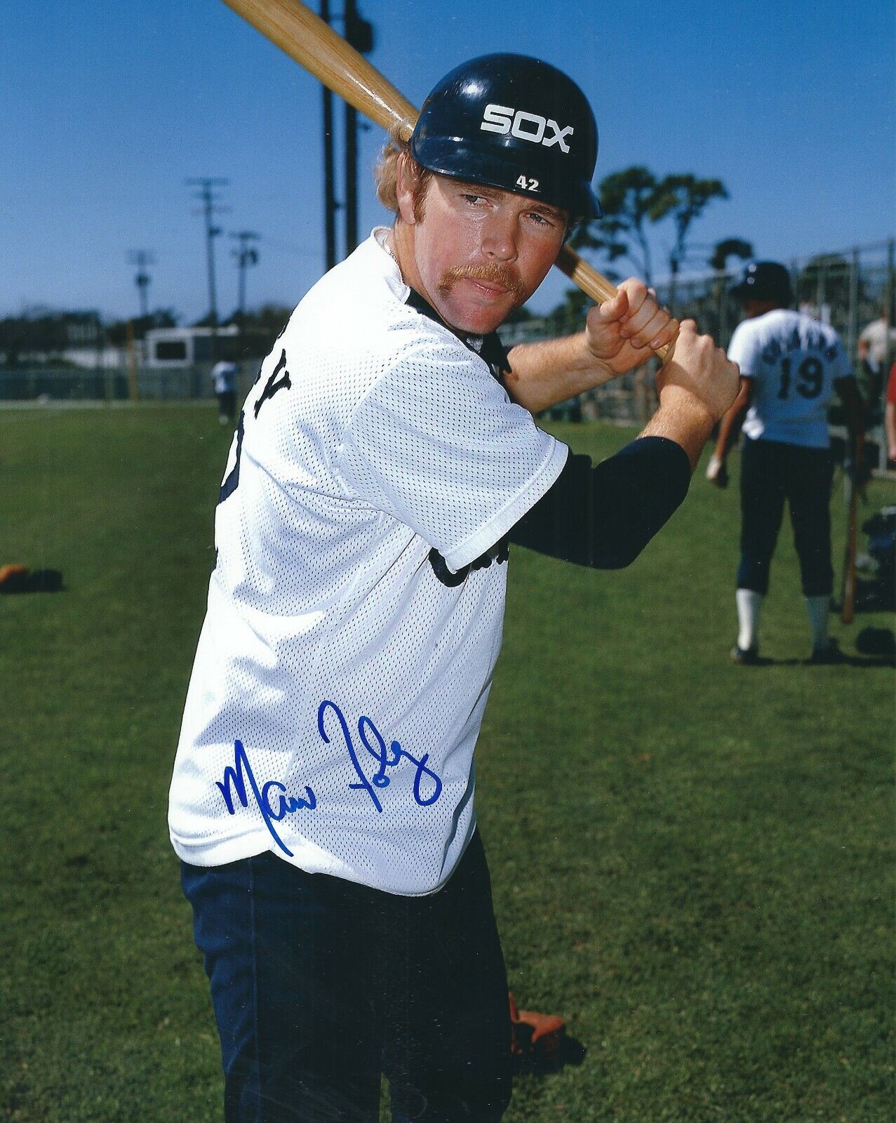 AUTOGRAPHED 8X10 MARV FOLEY Chicago White Sox Photo Poster painting W/COA