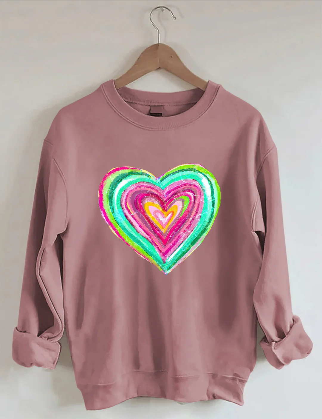 Valentines Day Colourful Love Sweatshirt