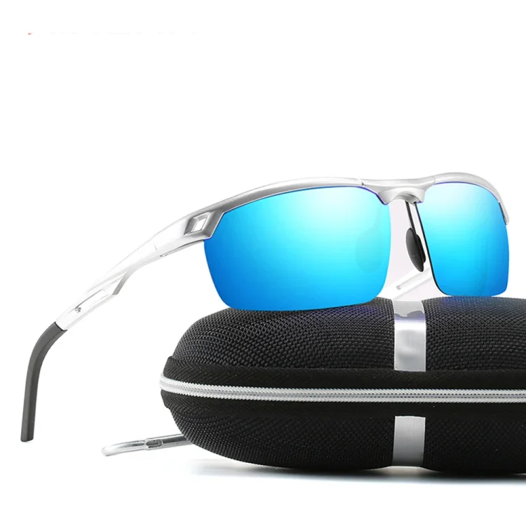 Summer Style Classic Style Rimless Al-Mg Leg Polarized Sunglasses Men Women Polarized Sun Glasses Shopping Party