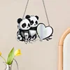 2Pcs Panda Eule - 5d DIY Bastelspiegel