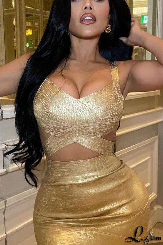 Ang Bandage Crop Top - Cream