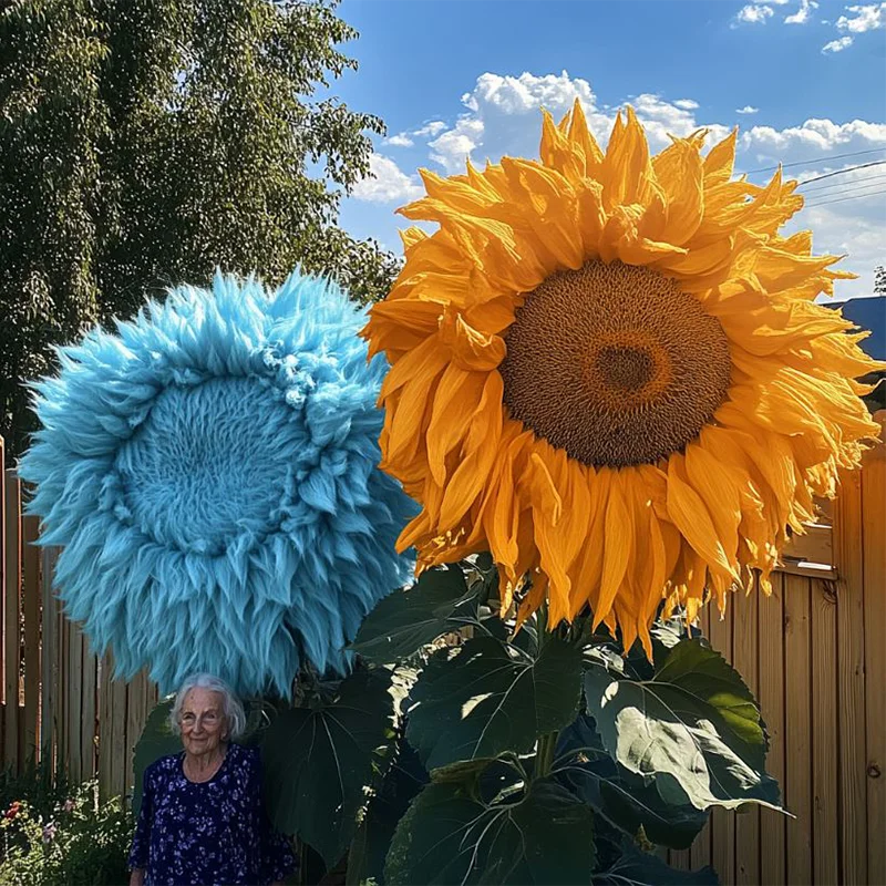 Enchanting Giant Teddy Bear Sunflower