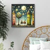 Diamond Painting-DIY Full Round Drill Abstract House(40*40 CM)