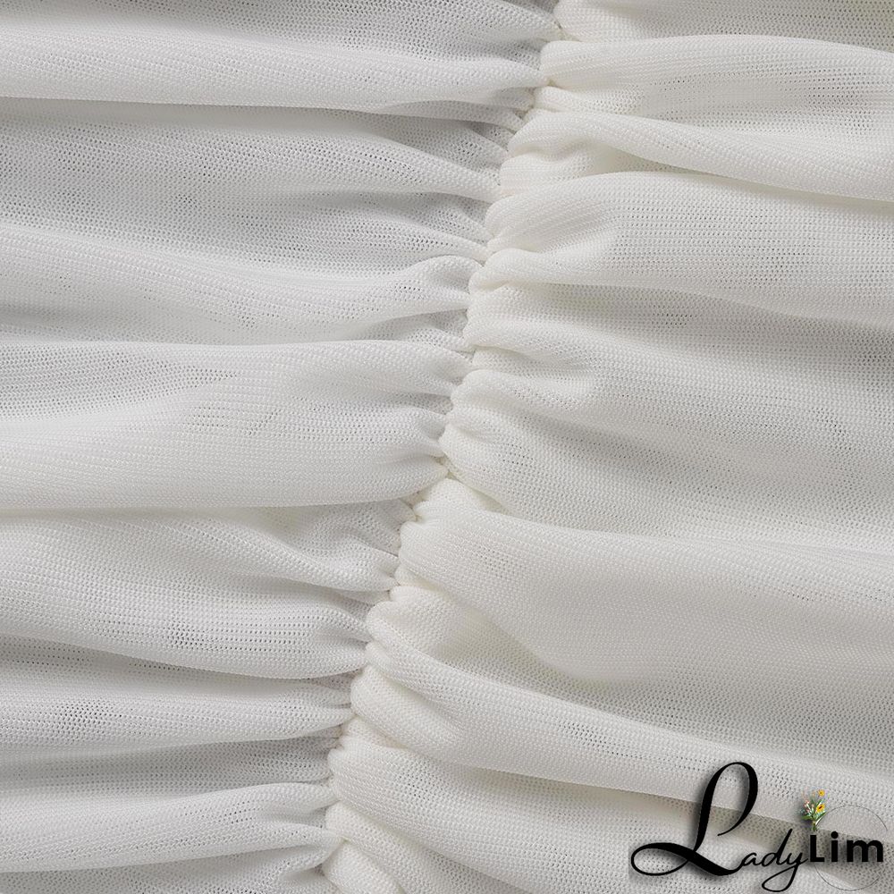 Apricot Sexy Solid Mesh One Shoulder Pencil Skirt Dresses