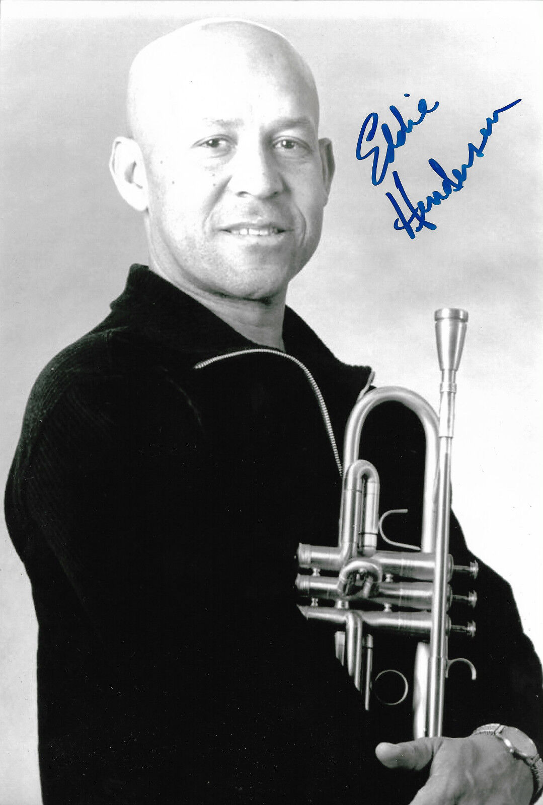 Eddie Henderson Jazz signed 8x12 inch Photo Poster painting autograph