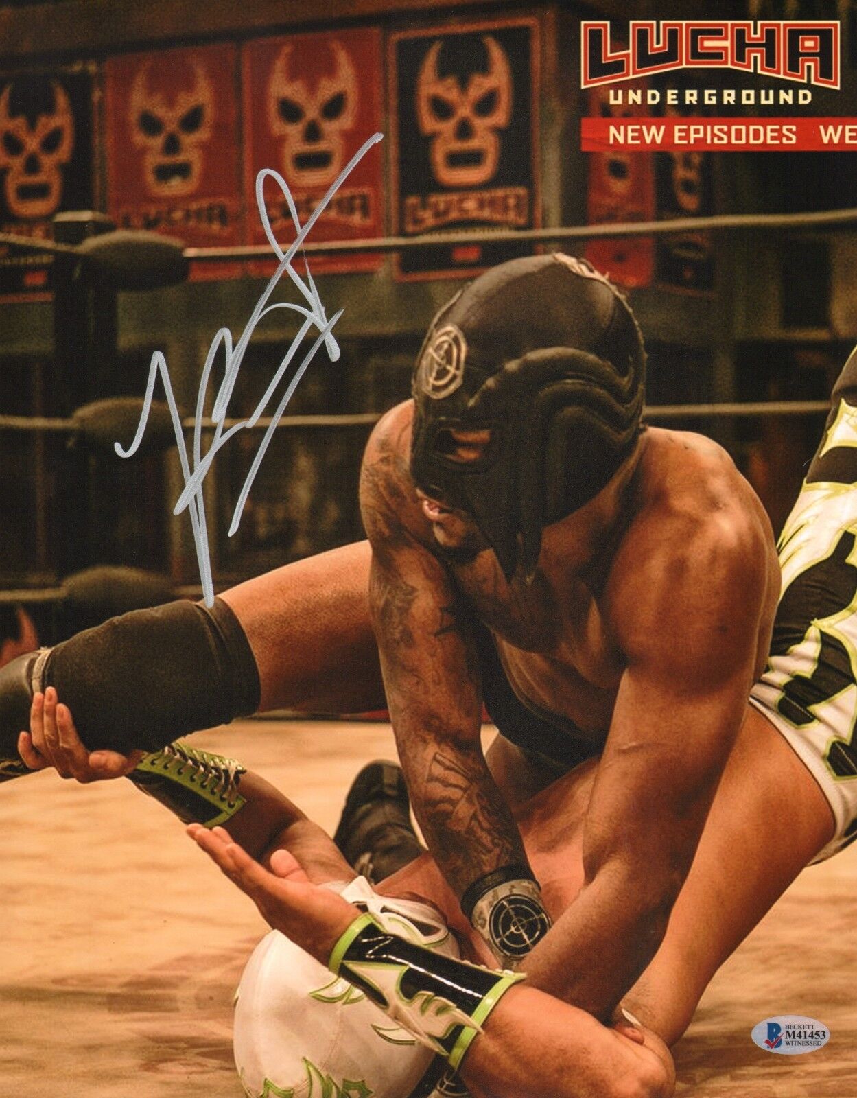 Killshot Signed 11x14 Photo Poster painting BAS COA Lucha Underground Shane Strickland WWE NXT 1