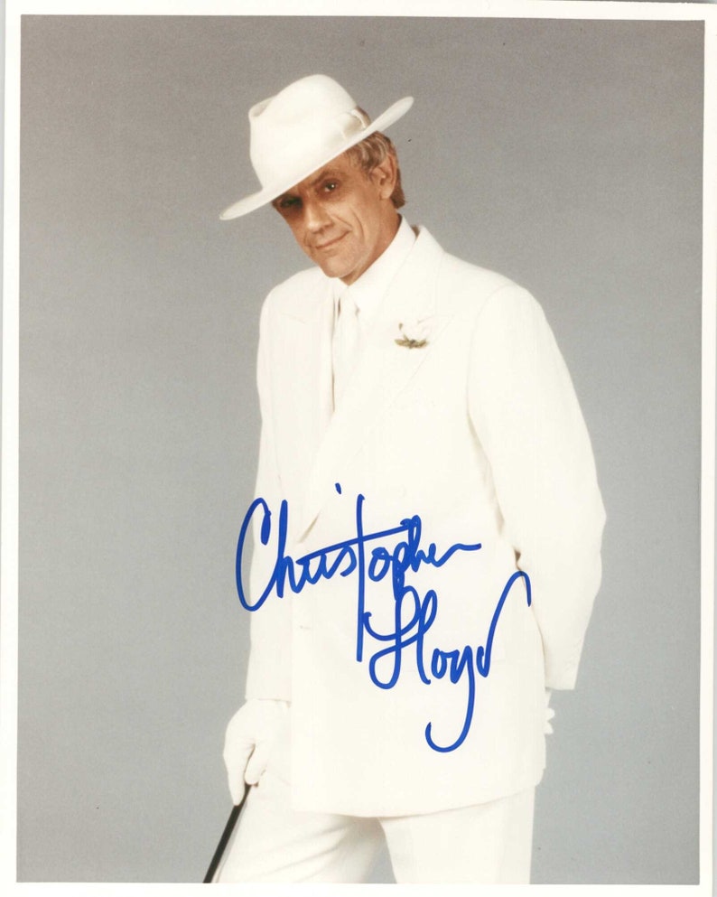 Christopher Lloyd Signed Autographed Glossy 8x10 Photo Poster painting - COA Matching Holograms