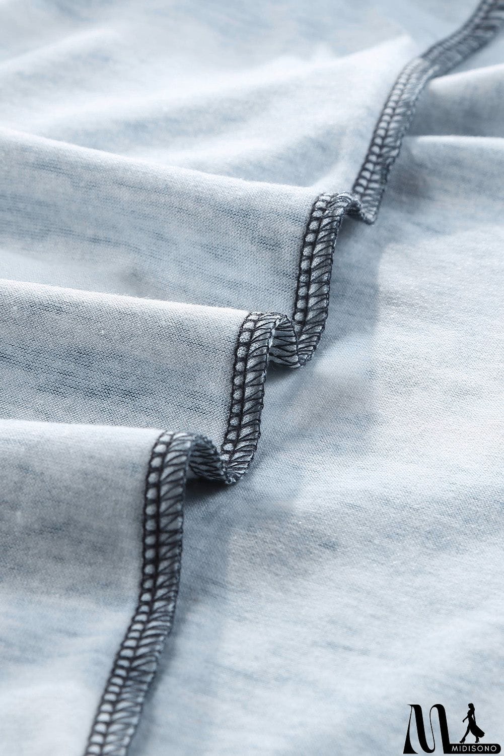 MidiSono - Tie Dye Stripes Basic Tee