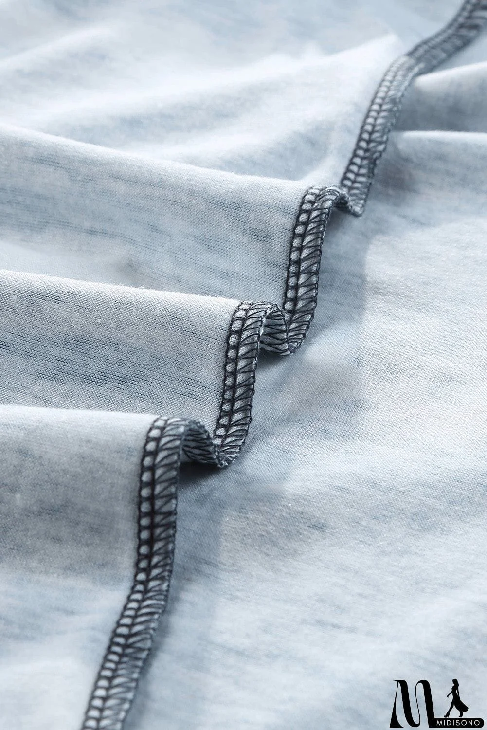 MidiSono - Tie Dye Stripes Basic Tee