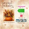 Framed Autumn Pumpkins - Special Shaped Pearl & Gem Diamond Painting 25*25CM
