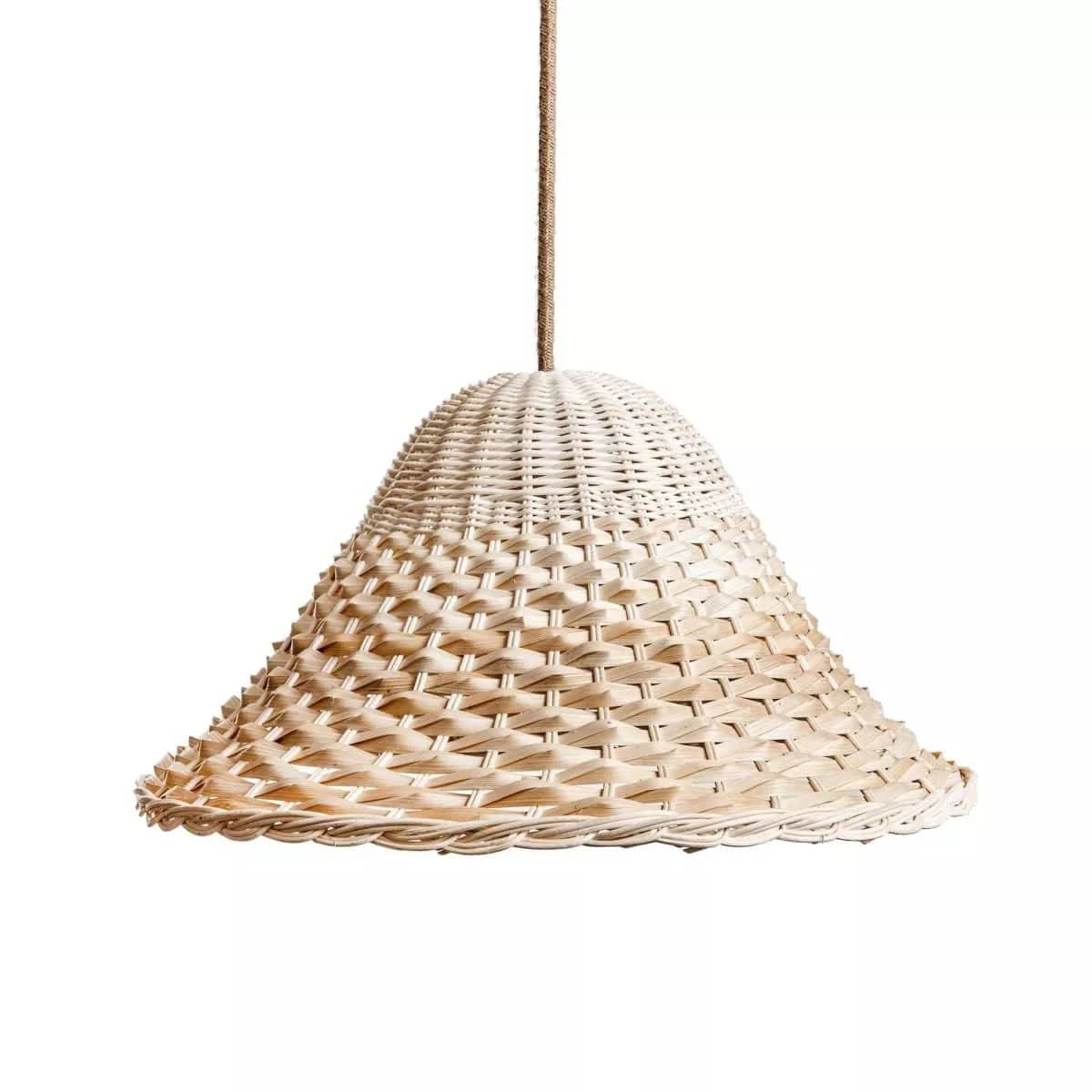 Farrow Bamboo Rattan Pendant Light