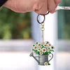 6 PCS Garden Daisy Double Sided - 5D DIY Keychain