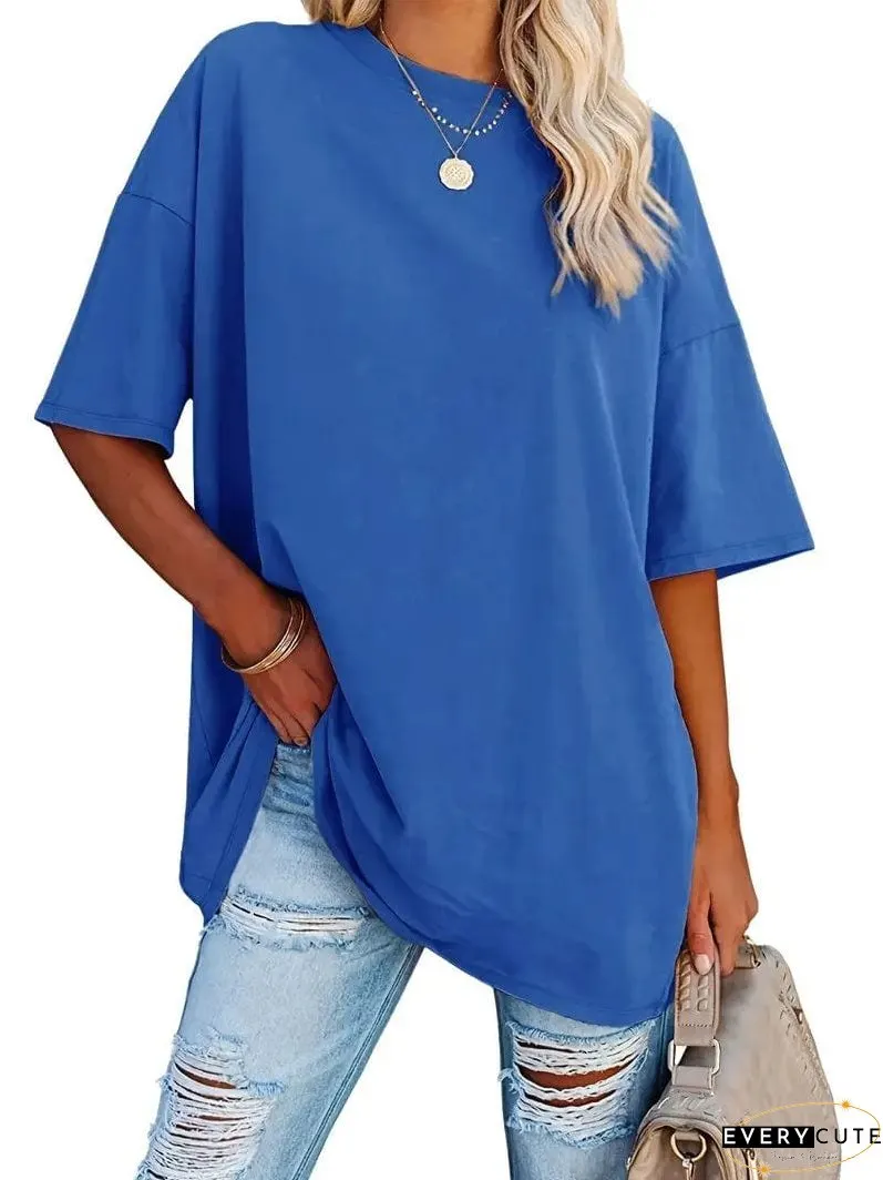 Loose Fit Casual Summer Tunic Top