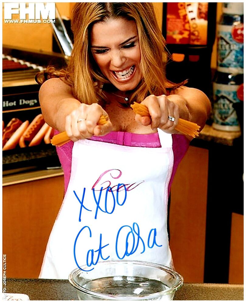 CAT CORA Signed Autographed IRON CHEF AMERICA 8X10 Photo Poster painting FOOD NETWORK a