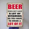 Beer - Vintage Metal Signs - 20*30cm/30*40cm - Warning