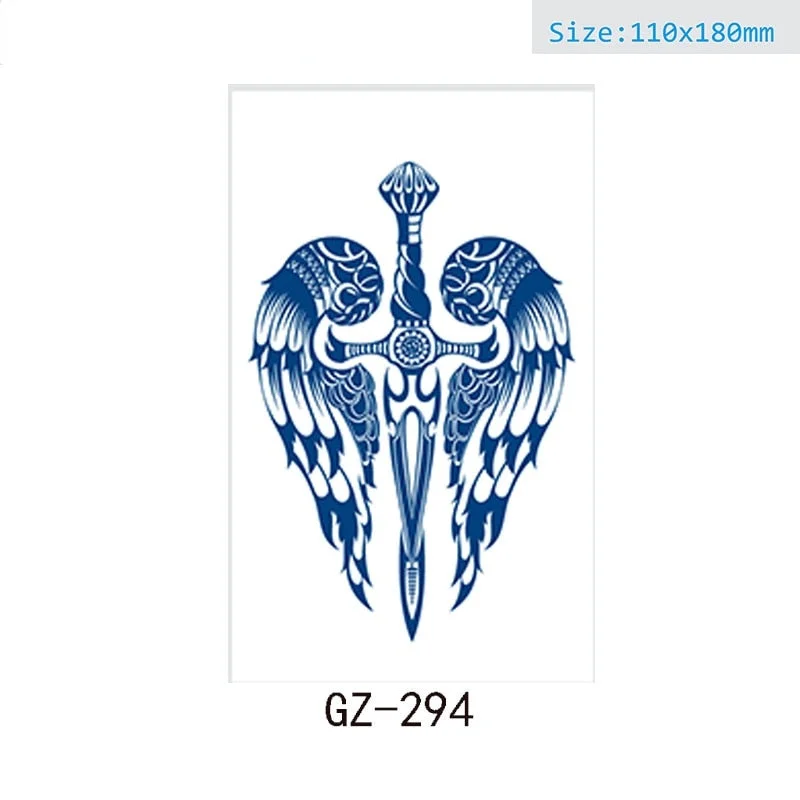 Net Red Herbal Juice Semi-permanent Waterproof Sweat-proof Tattoo Masking Scar Tattoo Sticker Herbal Juice Tattoo Sticker