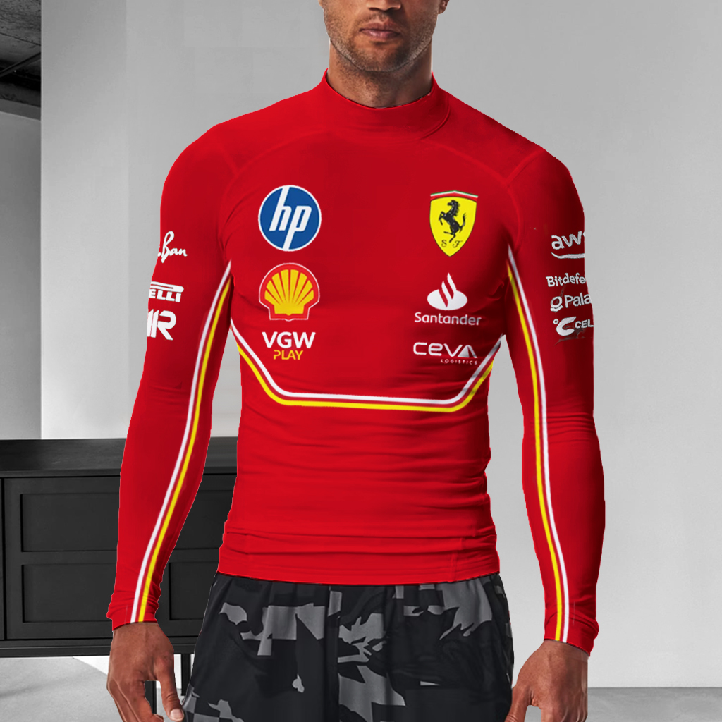 Men's Racing Slim Fit Long Sleeve T-Shirt / TECHWEAR CLUB / Techwear