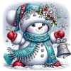 (Multi-Style) Cute Snowman-18CT Stamped Cross Stitch 30*30cm/11.81*11.81in tapestrymarket