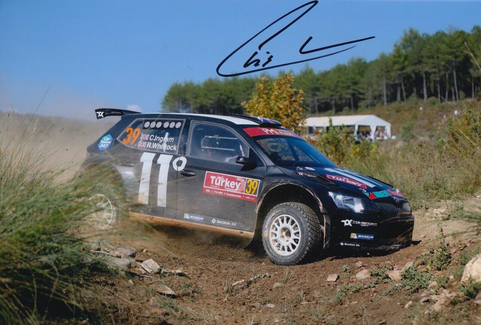 Chris Ingram Hand Signed 12x8 Photo Poster painting - Rally Autograph 2.